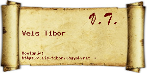 Veis Tibor névjegykártya