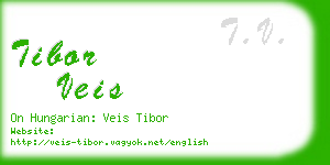 tibor veis business card